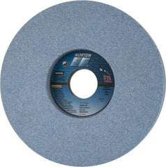 Norton - 7" Diam x 1-1/4" Hole x 1" Thick, J Hardness, 60 Grit Surface Grinding Wheel - Ceramic, Type 5, Medium Grade, 3,600 Max RPM, Vitrified Bond, One-Side Recess - Eagle Tool & Supply