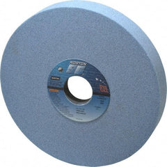Norton - 7" Diam x 1-1/4" Hole x 1" Thick, K Hardness, 60 Grit Surface Grinding Wheel - Ceramic, Type 5, Medium Grade, 3,600 Max RPM, Vitrified Bond, One-Side Recess - Eagle Tool & Supply