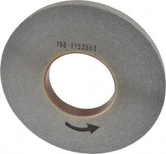 Norton - 12" Diam, 1" Face Width, 5" Center Hole, Fine Grade, Silicon Carbide Deburring Wheel - Convolute, Hard Density 8 Grade, 2,500 RPM - Eagle Tool & Supply