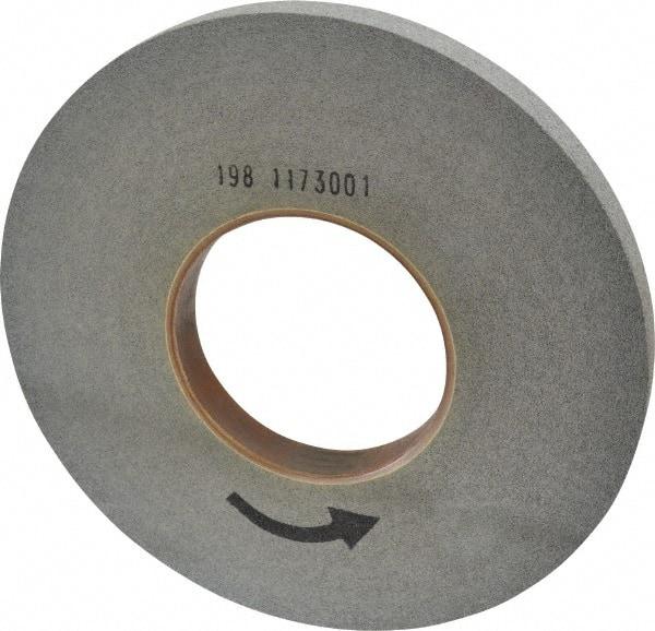 Norton - 12" Diam, 1" Face Width, 5" Center Hole, Fine Grade, Silicon Carbide Deburring Wheel - Convolute, Hard Density 9 Grade, 2,500 RPM - Eagle Tool & Supply