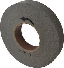 Norton - 12" Diam, 2" Face Width, 5" Center Hole, Medium Grade, Silicon Carbide Deburring Wheel - Convolute, Hard Density 8 Grade, 2,500 RPM - Eagle Tool & Supply