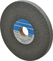 Norton - 6" Diam, 1/2" Face Width, 1" Center Hole, Fine Grade, Silicon Carbide Deburring Wheel - Convolute, Hard Density 7 Grade, 4,500 RPM - Eagle Tool & Supply