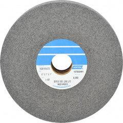 Norton - 6" Diam, 1" Face Width, 1" Center Hole, Fine Grade, Silicon Carbide Deburring Wheel - Convolute, Hard Density 9 Grade, 4,500 RPM - Eagle Tool & Supply