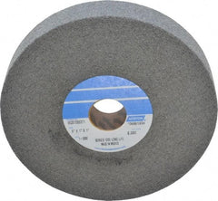 Norton - 6" Diam, 1" Face Width, 1" Center Hole, Medium Grade, Silicon Carbide Deburring Wheel - Convolute, Hard Density 9 Grade, 4,500 RPM - Eagle Tool & Supply