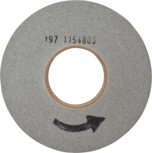 Norton - 8" Diam, 1" Face Width, 3" Center Hole, Medium Grade, Silicon Carbide Deburring Wheel - Convolute, Hard Density 9 Grade, 3,650 RPM - Eagle Tool & Supply