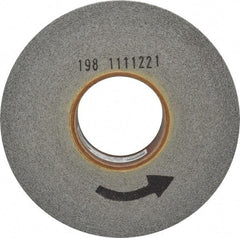Norton - 8" Diam, 2" Face Width, 3" Center Hole, Fine Grade, Silicon Carbide Deburring Wheel - Convolute, Hard Density 8 Grade, 3,650 RPM - Eagle Tool & Supply