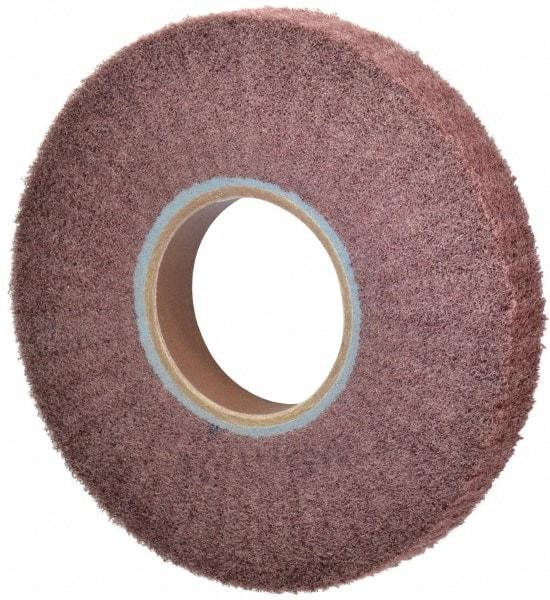 Norton - 8" Diam 220 Grit Aluminum Oxide Unmounted Flap Wheel - 3" Hole, 2" Wide, Density 5, Nonwoven, Grade Fine, 2,500 Max RPM - Eagle Tool & Supply
