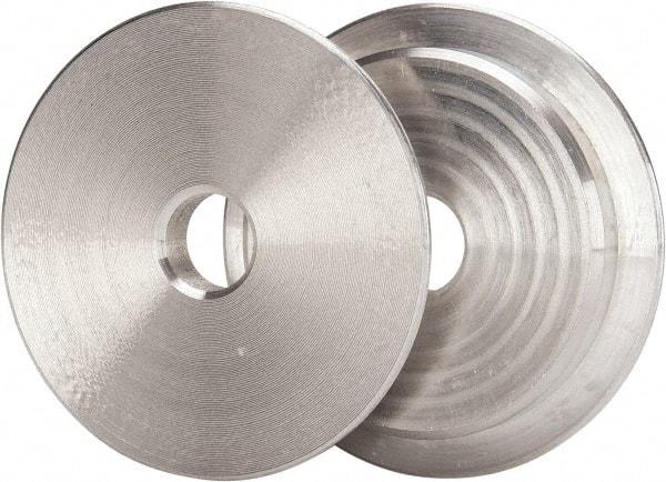 Norton - Deburring Wheel 2" Diam Reduced Bushing - Reduces Bushings from 2" to 1/2" Arbor Size, for 6" Diam Flap & Convolute Wheels - Eagle Tool & Supply