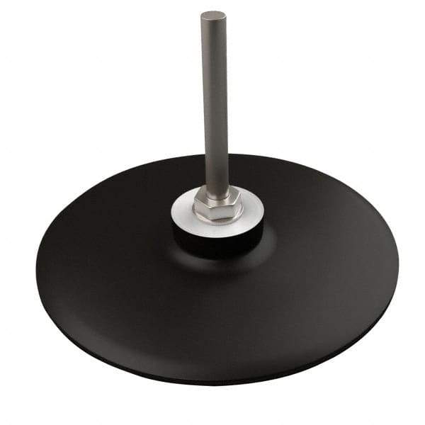 Norton - 4" Diam Quick-Change Type R Disc Backing Pad - 1/4" Shank Diam, Medium Density, 12,000 RPM, Speed-Lok TR Compatible - Eagle Tool & Supply