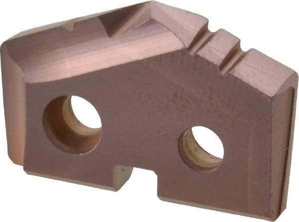 Allied Machine and Engineering - 21mm Diam x 5/32" Thick, Seat Code 1, 132° Included Angle Spade Drill Insert - AM200 Coated, Cobalt, Grade Super Cobalt, Series GEN2 T-A - Eagle Tool & Supply