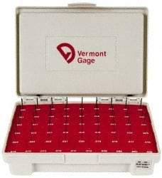 Vermont Gage - 55 Piece, 0.006-0.06 Inch Diameter Plug and Pin Gage Set - Plus 0.0002 Inch Tolerance, Class ZZ - Eagle Tool & Supply
