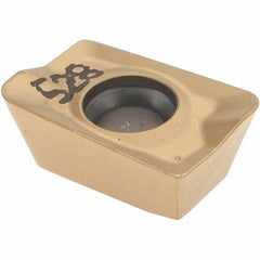 Iscar - ADKT150516 HM Grade IC528 Carbide Milling Insert - TiCN/TiN Finish, 0.2205" Thick, 1.6mm Corner Radius - Eagle Tool & Supply