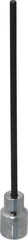 Proto - 3/8" Drive, 4mm Hex Bit Socket - 6-29/32" OAL, 5" Bit Length - Eagle Tool & Supply