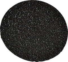 3M - 3" Disc Diam, 36 Grit, Zirconia Alumina Quick Change Disc - Type R Attaching System, Coated, Black, Very Coarse Grade, 20,000 RPM, 501C Series - Eagle Tool & Supply