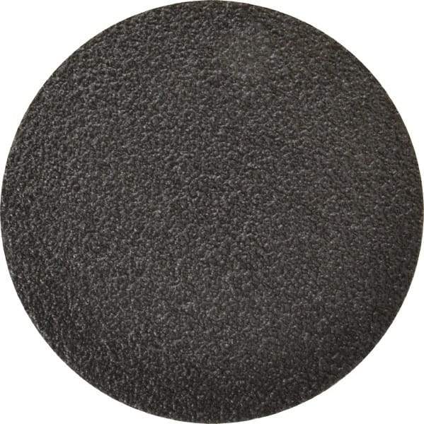 3M - 3" Disc Diam, 60 Grit, Zirconia Alumina Quick Change Disc - Type R Attaching System, Coated, Black, Medium Grade, 20,000 RPM, 501C Series - Eagle Tool & Supply