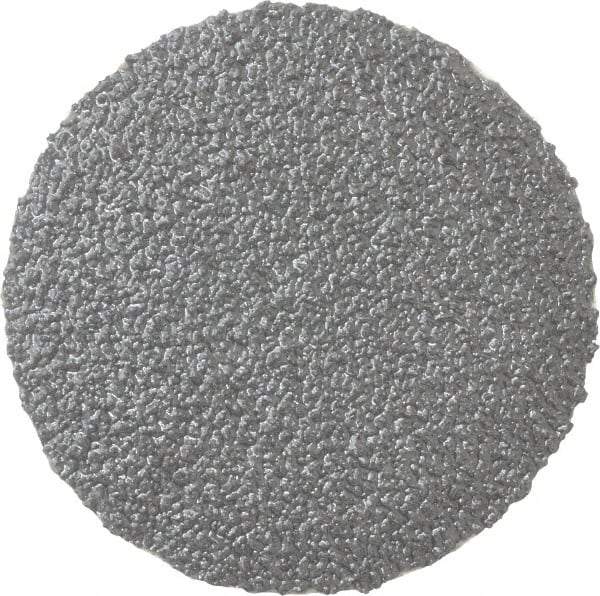 3M - 2" Disc Diam, 50 Grit, Zirconia Alumina Quick Change Disc - Type S Attaching System, Coated, Black, Coarse Grade, 25,000 RPM, 501C Series - Eagle Tool & Supply
