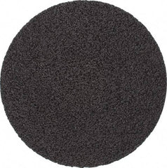 3M - 3" Disc Diam, 50 Grit, Zirconia Alumina Quick Change Disc - Type S Attaching System, Coated, Black, Coarse Grade, 20,000 RPM, 501C Series - Eagle Tool & Supply