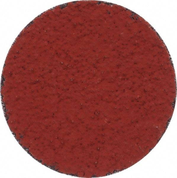 3M - 2" Disc Diam, 36 Grit, Ceramic Quick Change Disc - Type S Attaching System, Coated, Orange, Very Coarse Grade, 25,000 RPM, 777F Series - Eagle Tool & Supply