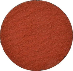 3M - 2" Disc Diam, 80 Grit, Ceramic Quick Change Disc - Type S Attaching System, Coated, Orange, Medium Grade, 25,000 RPM, 777F Series - Eagle Tool & Supply