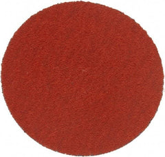 3M - 2" Disc Diam, 120 Grit, Ceramic Quick Change Disc - Type S Attaching System, Coated, Orange, Fine Grade, 25,000 RPM, 777F Series - Eagle Tool & Supply