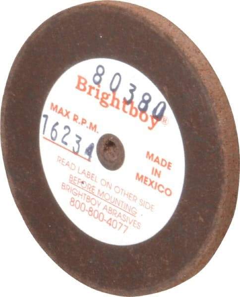 Cratex - 2" Diam x 1/8" Hole x 1/8" Thick, 46 Grit Surface Grinding Wheel - Coarse Grade - Eagle Tool & Supply