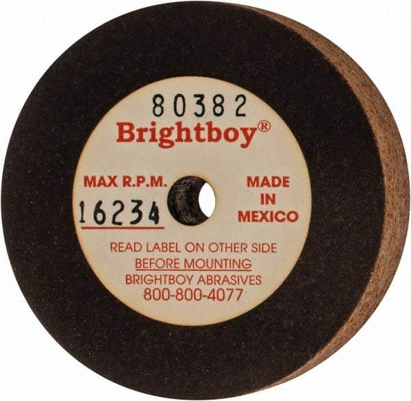 Cratex - 2" Diam x 1/4" Hole x 1/2" Thick, 46 Grit Surface Grinding Wheel - Coarse Grade - Eagle Tool & Supply