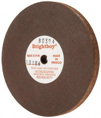 Cratex - 3" Diam x 1/4" Hole x 1/4" Thick, 46 Grit Surface Grinding Wheel - Coarse Grade - Eagle Tool & Supply