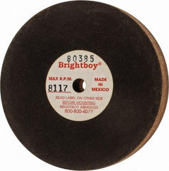 Cratex - 3" Diam x 1/4" Hole x 1/2" Thick, 46 Grit Surface Grinding Wheel - Coarse Grade - Eagle Tool & Supply