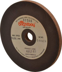 Cratex - 4" Diam x 1/2" Hole x 1/4" Thick, 46 Grit Surface Grinding Wheel - Coarse Grade - Eagle Tool & Supply