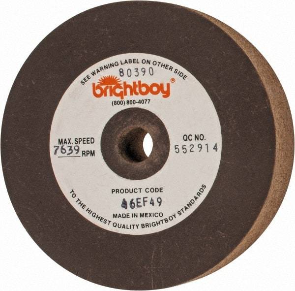 Cratex - 4" Diam x 1/2" Hole x 1" Thick, 46 Grit Surface Grinding Wheel - Coarse Grade - Eagle Tool & Supply