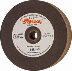 Cratex - 4" Diam x 1/2" Hole x 1" Thick, 46 Grit Surface Grinding Wheel - Coarse Grade - Eagle Tool & Supply