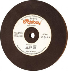 Cratex - 6" Diam x 1/2" Hole x 1/2" Thick, 46 Grit Surface Grinding Wheel - Coarse Grade - Eagle Tool & Supply