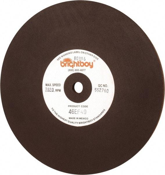Cratex - 8" Diam x 1/2" Hole x 1/4" Thick, 46 Grit Surface Grinding Wheel - Coarse Grade - Eagle Tool & Supply