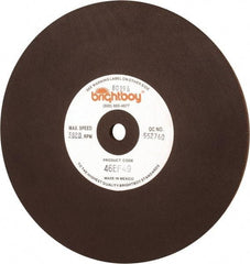 Cratex - 8" Diam x 1/2" Hole x 1/4" Thick, 46 Grit Surface Grinding Wheel - Coarse Grade - Eagle Tool & Supply