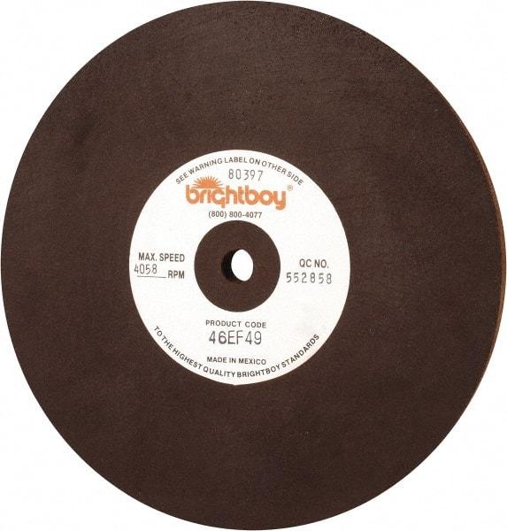 Cratex - 8" Diam x 1/2" Hole x 1/2" Thick, 46 Grit Surface Grinding Wheel - Coarse Grade - Eagle Tool & Supply