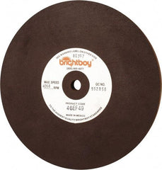 Cratex - 8" Diam x 1/2" Hole x 1/2" Thick, 46 Grit Surface Grinding Wheel - Coarse Grade - Eagle Tool & Supply