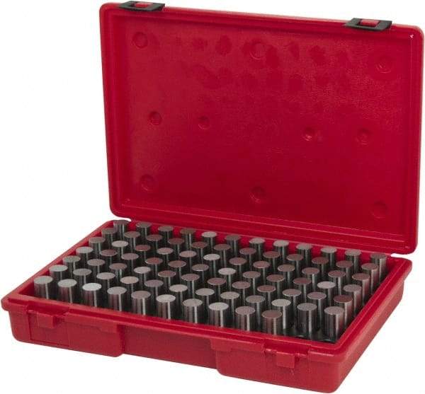 Value Collection - 82 Piece, 0.751-0.832 Inch Diameter Plug and Pin Gage Set - Plus 0.0002 Inch Tolerance, Class ZZ - Eagle Tool & Supply
