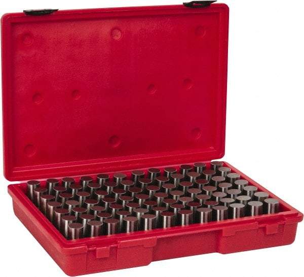 Value Collection - 84 Piece, 0.917-1 Inch Diameter Plug and Pin Gage Set - Plus 0.0002 Inch Tolerance, Class ZZ - Eagle Tool & Supply