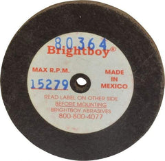 Cratex - 2" Diam x 1/8" Hole x 1/8" Thick, 46 Grit Surface Grinding Wheel - Coarse Grade - Eagle Tool & Supply