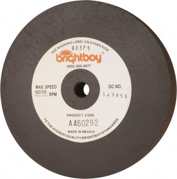 Cratex - 6" Diam x 1/2" Hole x 1" Thick, 46 Grit Surface Grinding Wheel - Coarse Grade - Eagle Tool & Supply