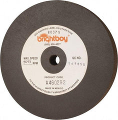 Cratex - 6" Diam x 1/2" Hole x 1" Thick, 46 Grit Surface Grinding Wheel - Coarse Grade - Eagle Tool & Supply
