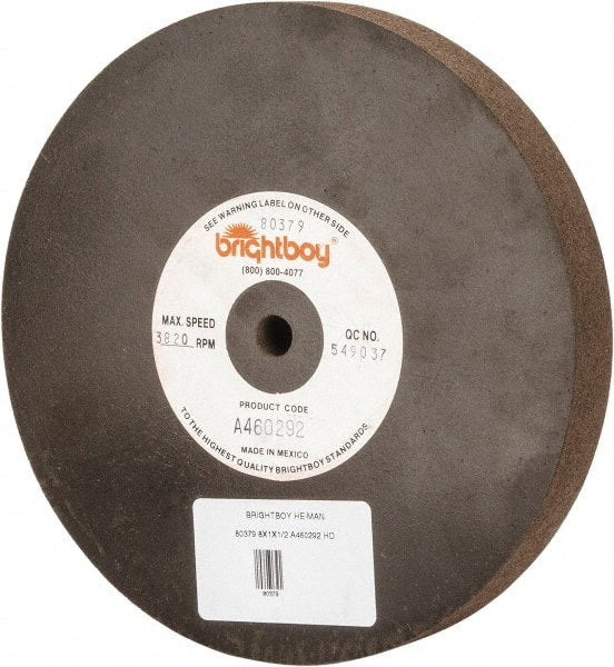 Cratex - 8" Diam x 1/2" Hole x 1" Thick, 46 Grit Surface Grinding Wheel - Eagle Tool & Supply