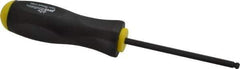 Bondhus - 7/32" Hex Ball End Driver - 4.3" Blade Length, Ergonomic Molded Cushion Grip Handle, 230mm OAL - Eagle Tool & Supply