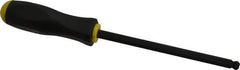 Bondhus - 3/8" Hex Ball End Driver - 6.6" Blade Length, Ergonomic Molded Cushion Grip Handle, 287mm OAL - Eagle Tool & Supply