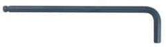 Bondhus - 9mm Hex, Long Arm, Ball End Hex Key - 7" OAL, Protanium High Torque Steel, Metric System of Measurement - Eagle Tool & Supply