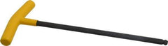 Bondhus - 3/8" Hex, T-Handle Cushion Grip, Ball End Hex Key - 10-51/64" OAL, Protanium High Torque Steel, Inch System of Measurement - Eagle Tool & Supply