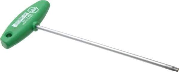 Wiha - T27 Standard Torx Key - Flag-Style, 7-7/8" Length Under Head, 200mm OAL - Eagle Tool & Supply