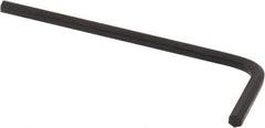 Bondhus - 3/32" Hex, Short Arm, Hex Key - 2-43/64" OAL, Protanium High Torque Steel, Inch System of Measurement - Eagle Tool & Supply