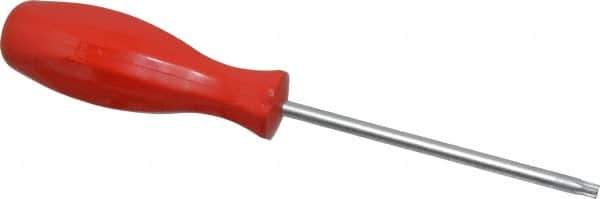 Wiha - T30 Torx Driver - 4-1/2" Blade Length, 8-1/2" OAL, Standard Handle - Eagle Tool & Supply