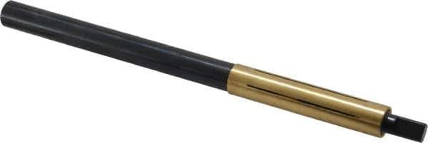 Made in USA - 6-1/4" Length x 15/32" Diam Through Hole Barrel Lap - 0.425" Arbor Diam, 2-1/4" Barrel Length, Eccentric Slot - Eagle Tool & Supply